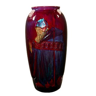 Royal Doulton Sung Flambe Monumental Vase, The Alchemist
