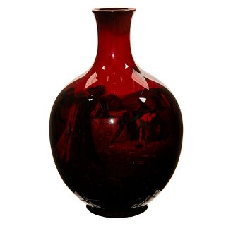 Royal Doulton Sung Flambe Vase, Harvesting