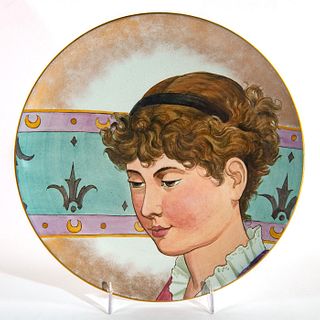 Vintage English Pottery Ceramic Portrait Plate