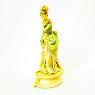 A. Borsato Bisque Porcelain Figurine, Lady in Green