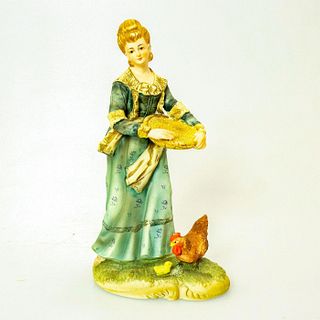 Vintage Lefton China Figurine, Farmer's Wife, Pauline