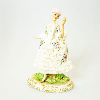 Vintage Luigi Fabris Porcelain Lady Figurine