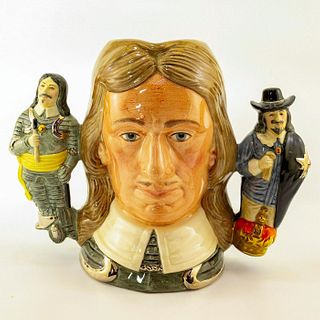 Oliver Cromwell D6968 (Two handled Jug) - Large - Royal Doulton Character Jug
