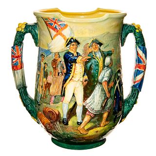 Pre-Production Royal Doulton Loving Cup, Captain Cook