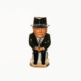 Wilkinson Prototype Bairstow Pottery Toby Jug, Prime Minister Winston Churchill