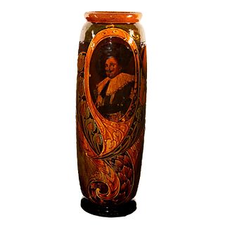 Doulton And Co. A Eaton Rembrandt Ware Vase, Cavalier