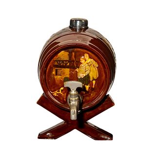 Royal Doulton Kingsware Spirit Barrels, Tavern Scene