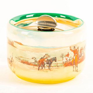 Royal Doulton Tobacco Jar with Country Scene