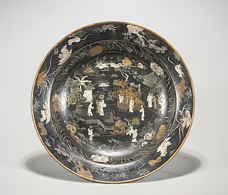Chinese Painted Porcelain Charger