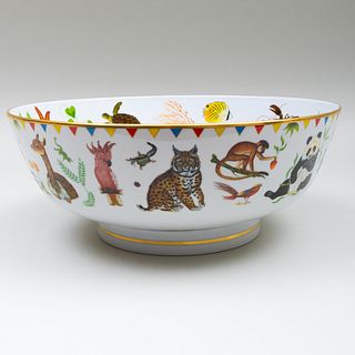 Lynn Chase Porcelain Centerbowl in the 'Harmony II' Pattern