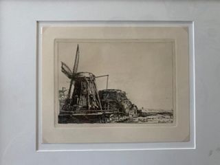 Rembrandt Restrike The Windmill