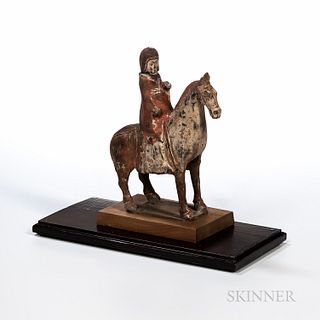 Terra-cotta Figure on Horseback