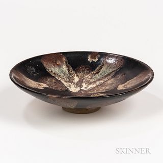 Black-glazed Shallow Bowl