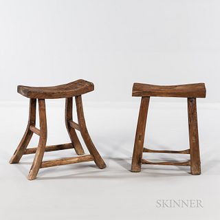 Two Country Stools