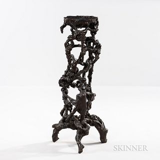 Black Lacquered Root Stand