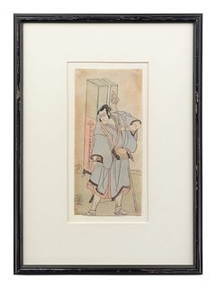 Two Ukiyo-E School Woodblock Prints