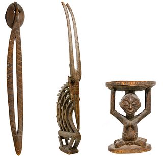 African Carved Object Assortment