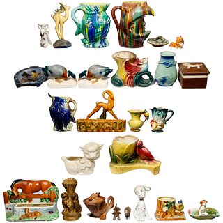 Ceramic Animal Object Assortment