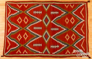 Navajo Indian eye dazzler rug