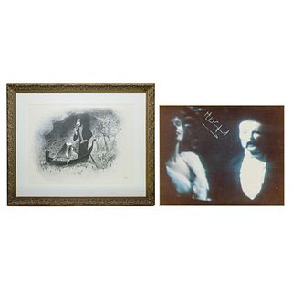 Al Hirschfeld (American, 1903â€“2003) 'Phantom of the Opera, The Journey' Lithograph