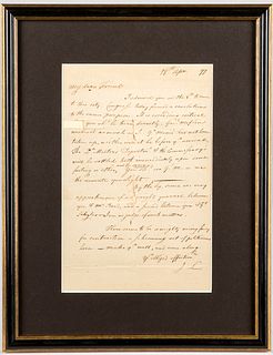 Revolutionary War letter, dated 18th, April, 1777