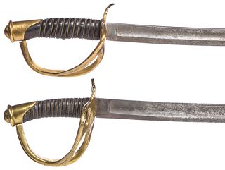 Two Civil War era cavalry sabers