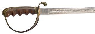 Walter A. Rhodes model 1903 presentation sword