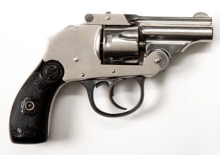 Iver Johnson nickel plated break top revolver