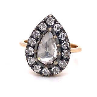 Georgian Diamond Gold Ring
