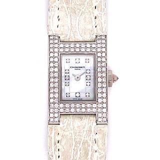CHAUMET 750 Gold Diamond Watch