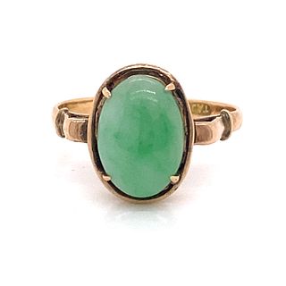 Jade Jadeite 14k Ring