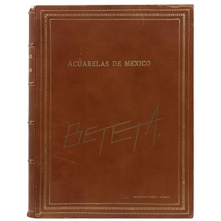 Beteta, Ignacio. Acuarelas de México. México: Litógrafos Unidos, 1974. Carpeta con 10 reproducciones.