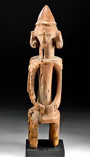 Early 20th C. African Jukun Wood Figure