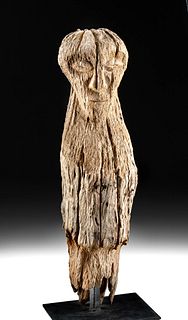 Huge 19th C. African Hemba Wood Ancestral Figure