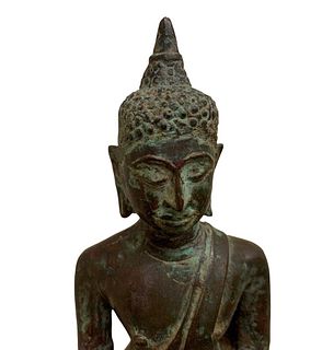 12/13th Century Thai Bronze Buddha
