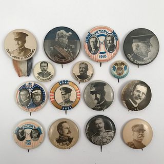 Group of 28 WWI Officers and Soldier Buttons 