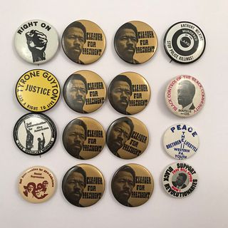 Group 120 1960s-70s Black Civil Rights Activism Buttons