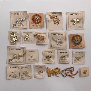 Group 40 Vintage Artcraft GOP Republican Jewelry Pins