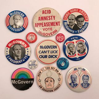 Group of 75 McGovern / Eagleton Buttons