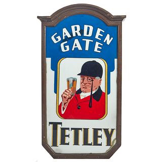 Tetley Garden Gate Light Up  Pub Sign