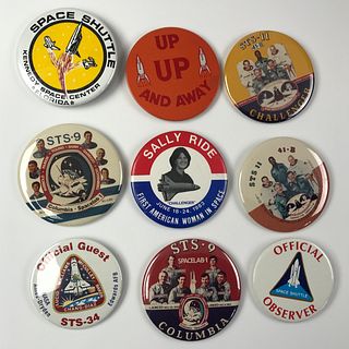   50 NASA Apollo , Astronaut, Shuttle, Skylab Buttons 