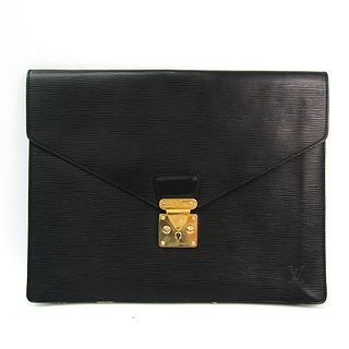 Louis Vuitton Epi Porto Documan Senatour M54452 Unisex Briefcase,Clutch Bag Noir