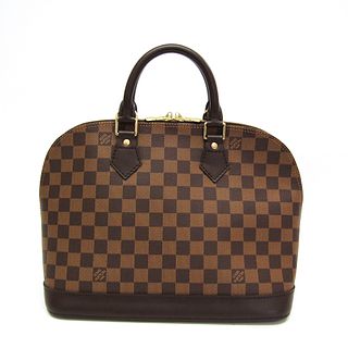 Louis Vuitton Damier Alma N51131 Women's Handbag Ebene