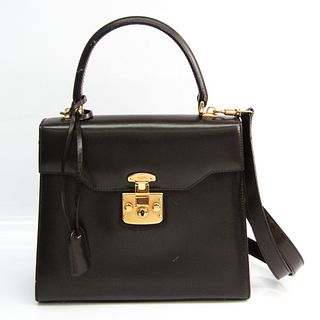 Gucci Old Gucci 000 2023 0258 Women's Leather Handbag,Shoulder Bag Dark Brown