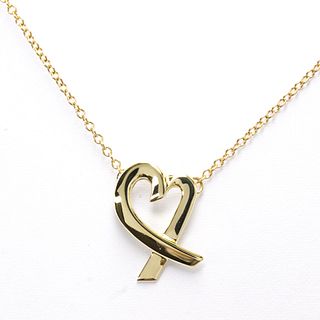 Tiffany Loving Heart Yellow Gold (18K) Women's Pendant Necklace