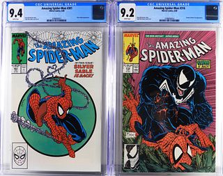 Marvel Amazing Spider-Man #301 #316 CGC 9.4 9.2