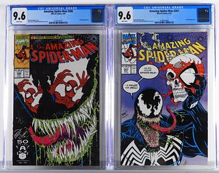 Marvel Comics Amazing Spider-Man #346 #347 CGC 9.6