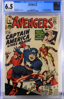 Marvel Comics Avengers #4 CGC 6.5