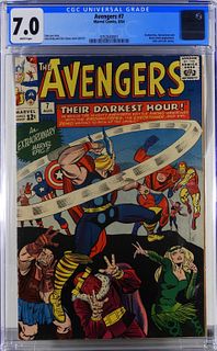 Marvel Comics Avengers #7 CGC 7.0