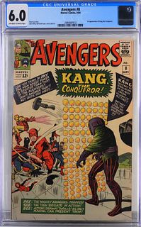 Marvel Comics Avengers #8 CGC 6.0